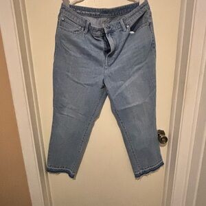 Talbots Women’s Light Blue Denim Crop Jeans